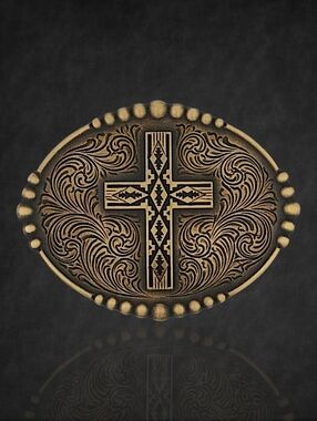Montana Silversmiths Faith of‎ the Southwest Cross Buckle - Retail $50 ~ New